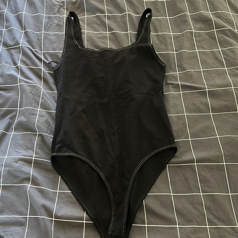 black bodysuit